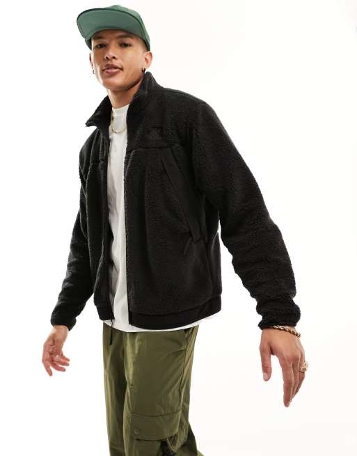 The North Face Campshire zip up fleece jacket in black