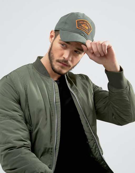 The North Face Canvas Logo Baseball Cap Green