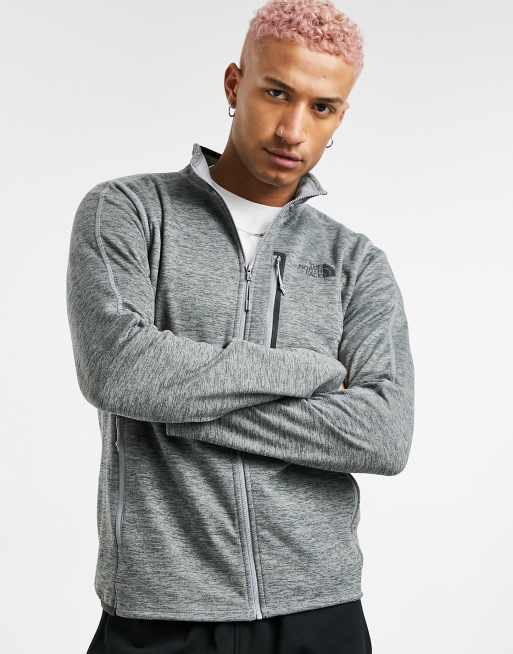 The North Face Canyonlands full zip fleece in gray ASOS