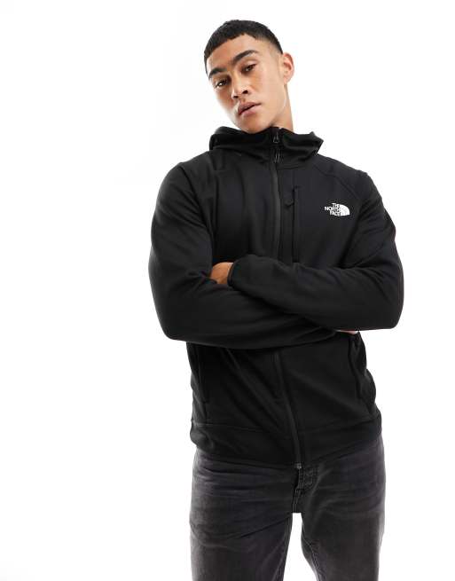 The North Face - Canyonlands - Sort hættetrøje med lynlås i tech-fleece, 3 af 4