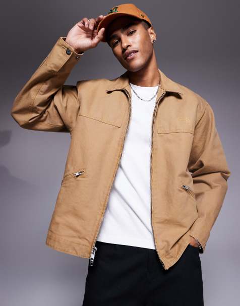 The North Face Cedar canvas work jacket in brown - view 1