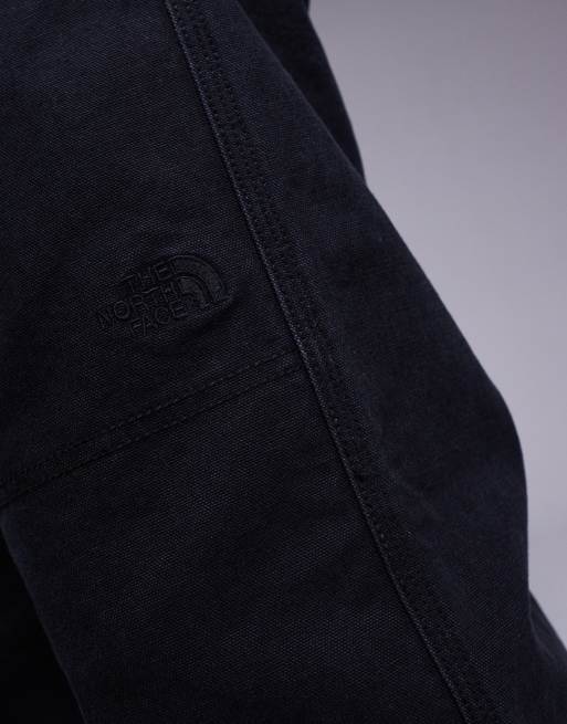 The North Face – Cedar – Czarne spodnie o luźnym kroju z diagonalu, 4 z 5