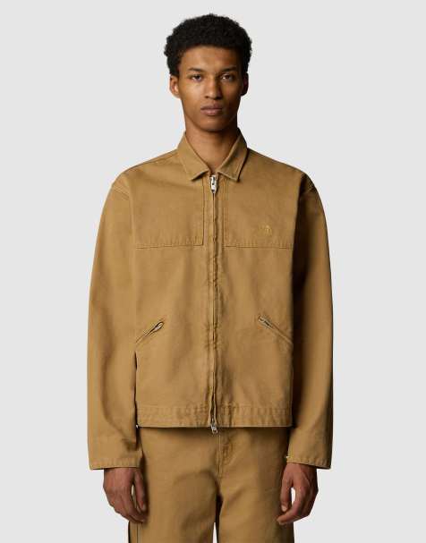 The North Face - Cedar - Giacca casual in tela marrone utility - view 1