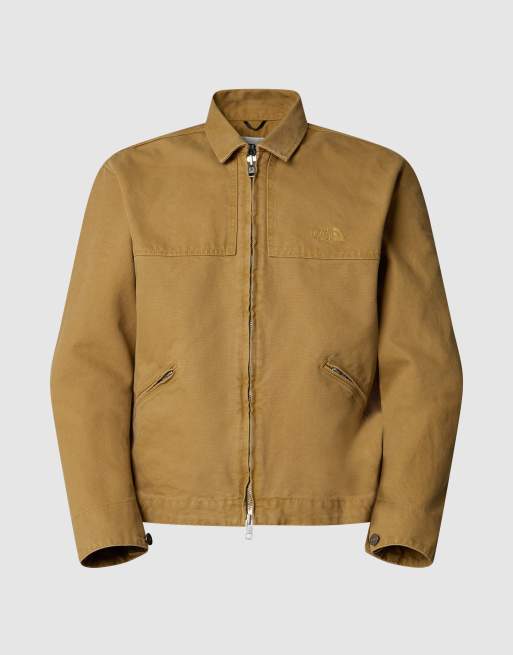 The North Face - Cedar - Giacca casual in tela marrone utility, 3 di 4