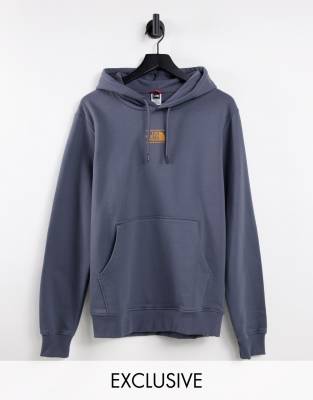 the north face hoodie orange