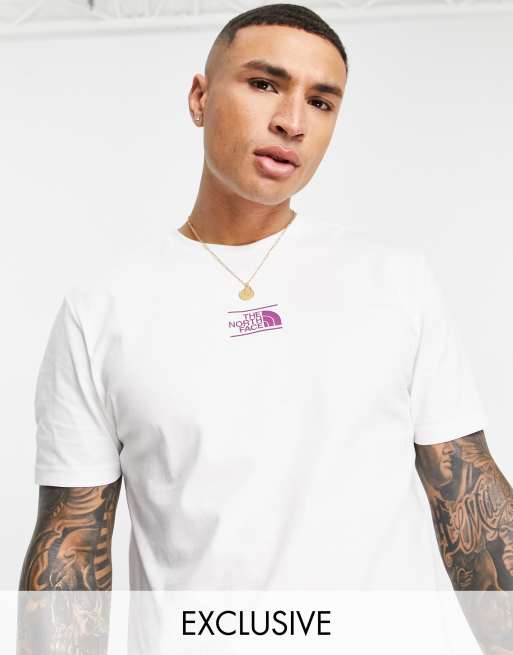 The North Face Center Dome T-shirt in white Exclusive to ASOS