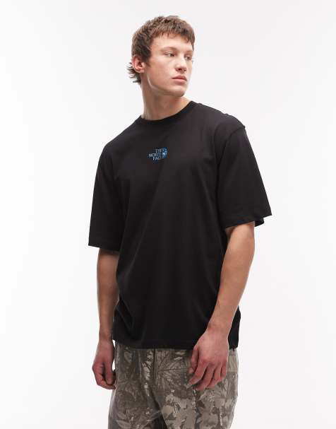 The North Face Central Liquid Logo oversized t-shirt in black - view 1