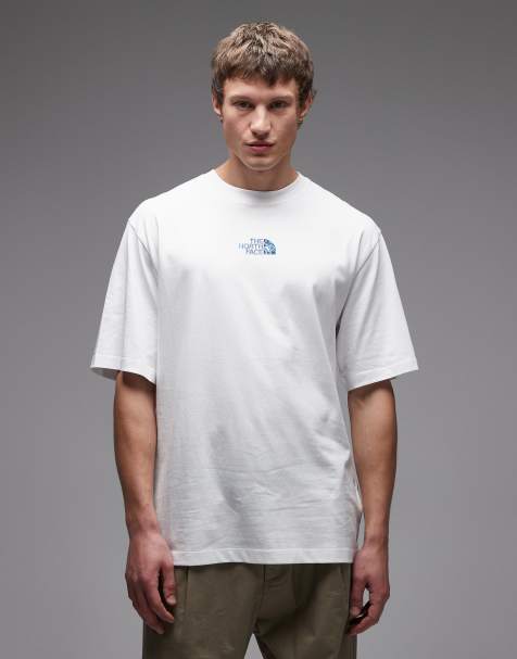 The North Face Central Liquid Logo oversized t-shirt in white