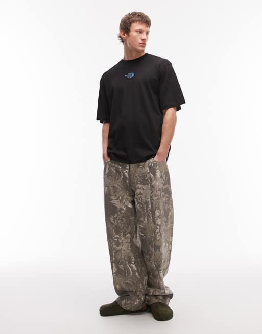 The North Face - Central Liquid Logo - Oversized T-shirt in zwart, 2 van 5