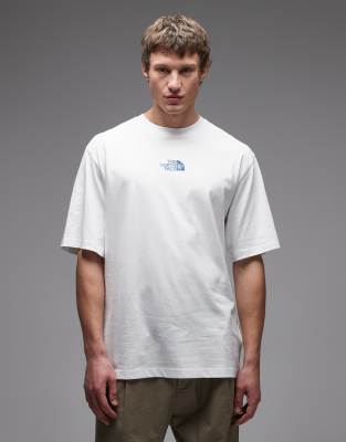 Central Liquid - Oversize-T-Shirt in Weiß mit Logo Weiß M