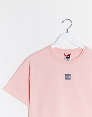 north face central logo t shirt