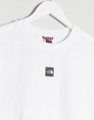 North Face central logo crop t-shirt 