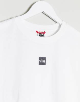 North Face central logo crop t-shirt 