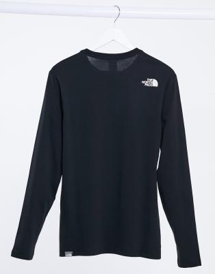 north face long sleeve black