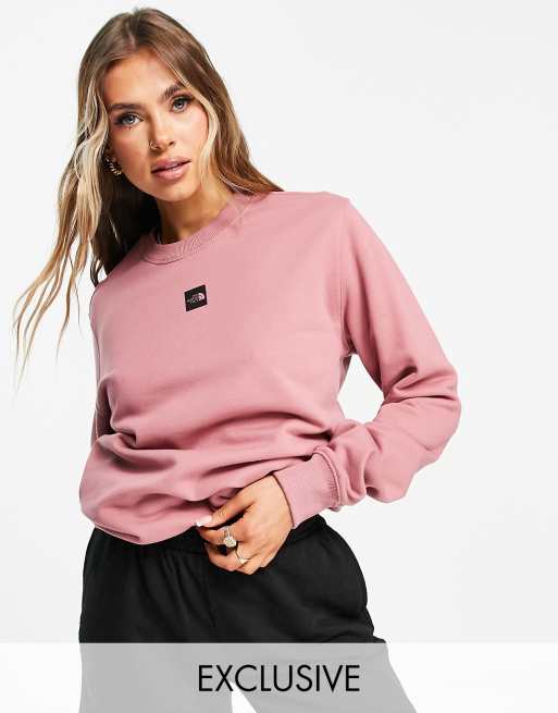 Pink north face clearance jumper