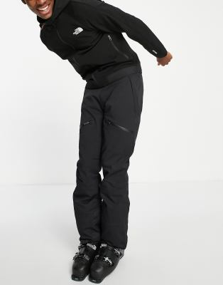 black north face ski pants