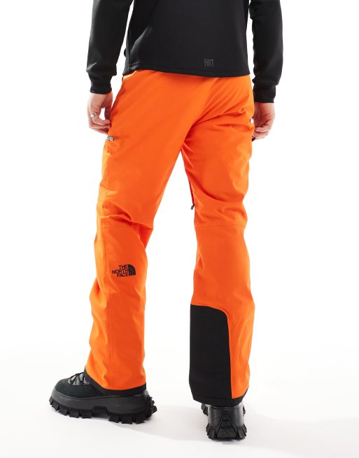 Orange north face ski pants on sale