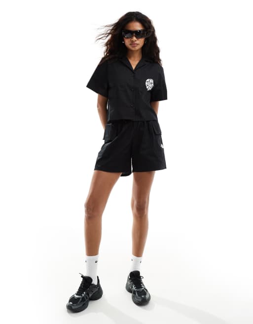 The North Face - Chemise courte coupe carrée à manches courtes avec logo - Noir, 2 de 4