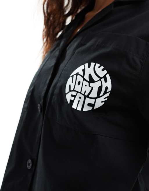 The North Face - Chemise courte coupe carrée à manches courtes avec logo - Noir, 3 de 4