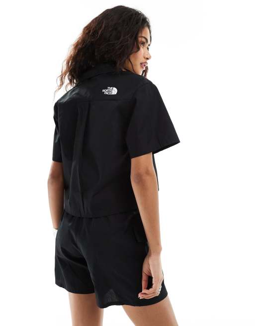 The North Face - Chemise courte coupe carrée à manches courtes avec logo - Noir, 4 de 4