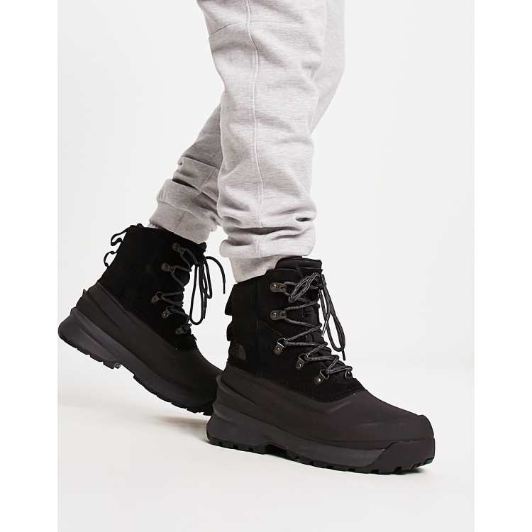 north face boots grey