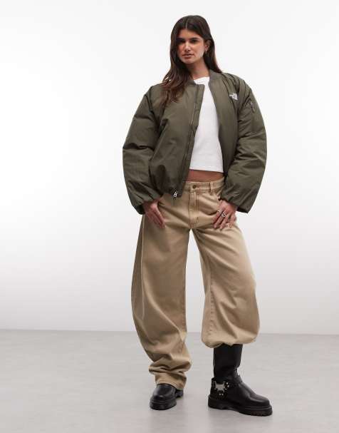 The North Face Choqa bomberka w kolorze taupe green - view 1