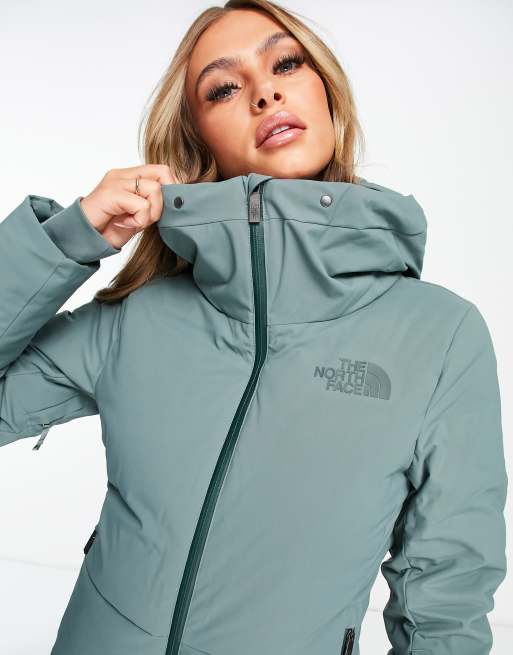 Green north shop face ski jacket