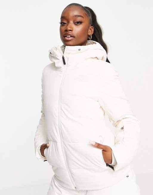 White puffer 2025 ski jacket