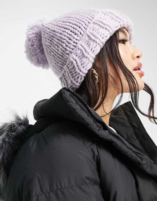 The North Face City Coziest beanie in lilac , 3 of 4