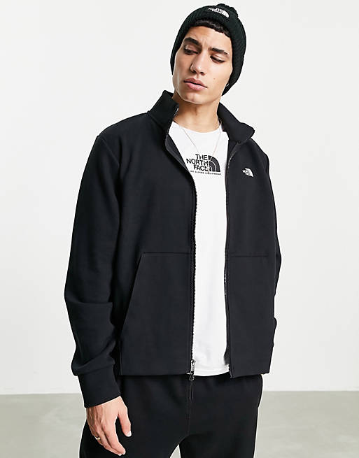 The North Face City Standard Double Knit full zip fleece in black