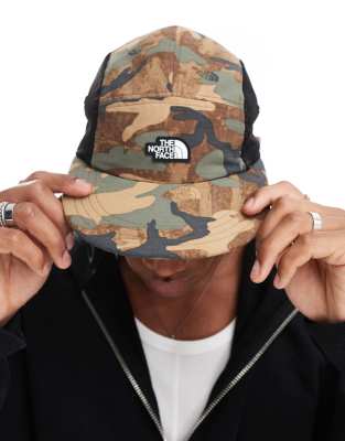 The North Face Class V Camp Hat In Camo Print-multi In Brown