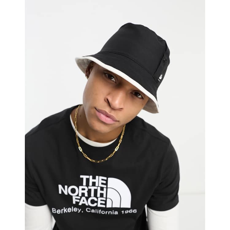 The North Face Class V Omkeerbare bucket hat in zwart en wit