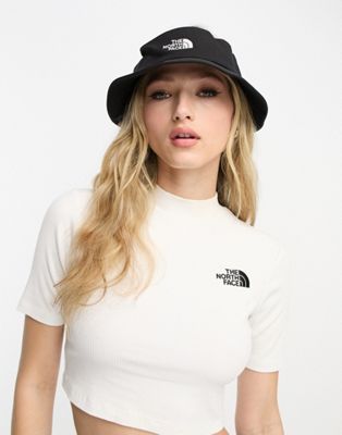 THE NORTH FACE CLASS V OPEN TOP BUCKET HAT VISOR IN BLACK