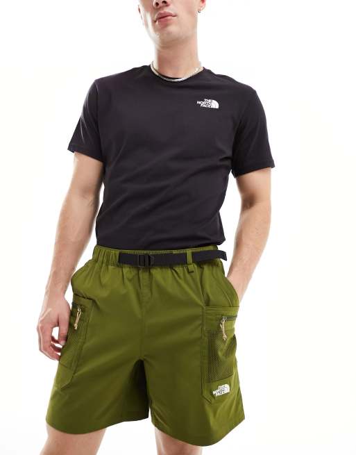 Deals Face Green Khaki Shorts