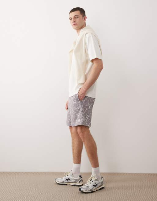 The North Face - Class V Pathfinder - Grå 7-tommer pull on-shorts med print, 3 af 5