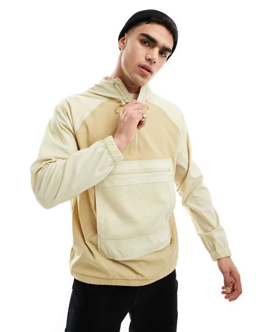 A hooded pullover jacket hotsell