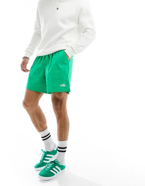 The North Face Class V Pathfinder logo shorts in green