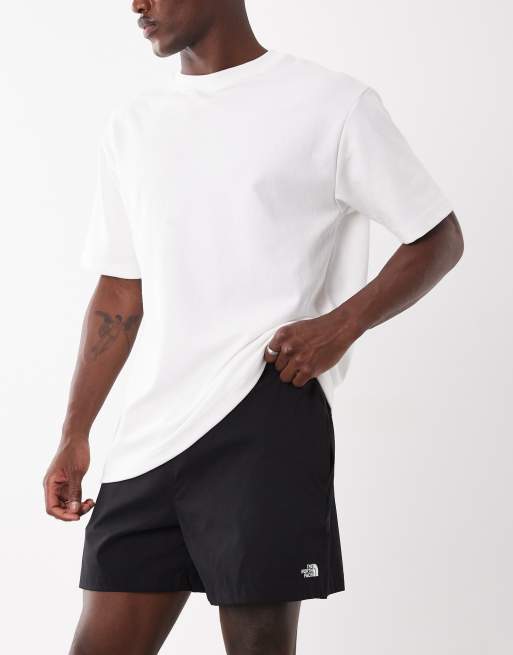 The North Face Class V Pathfinder pull-on 5-inch shorts in black, 4 of 5