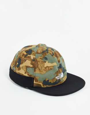 The North Face Class V Sunshield cap in camo
