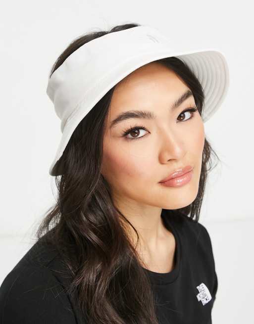 The North Face Class V Top Knot bucket hat in white