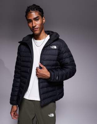 The North Face – Classic – Daunenjacke in TNF-Schwarz mit Kapuze - view 1