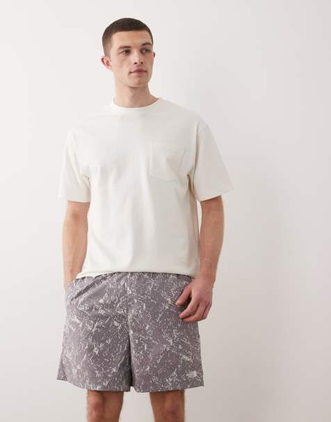 The North Face - Class V Pathfinder - Short 7 pouces imprimé à enfiler - Gris - view 1