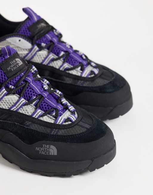 The North Face Clyffe Ultra trainers in white and purple, 4 of 5