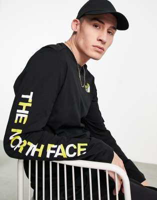 The North Face - Co-ordinates - T-shirt à manches longues - Noir