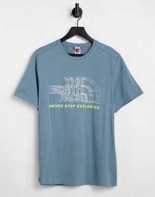 The North Face Co-ordinates t-shirt in blue
