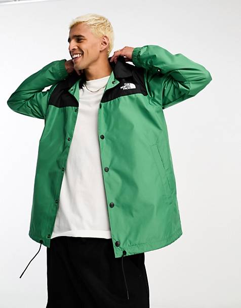 The North Face Coach jacket in green and black Exclusive at ASOS