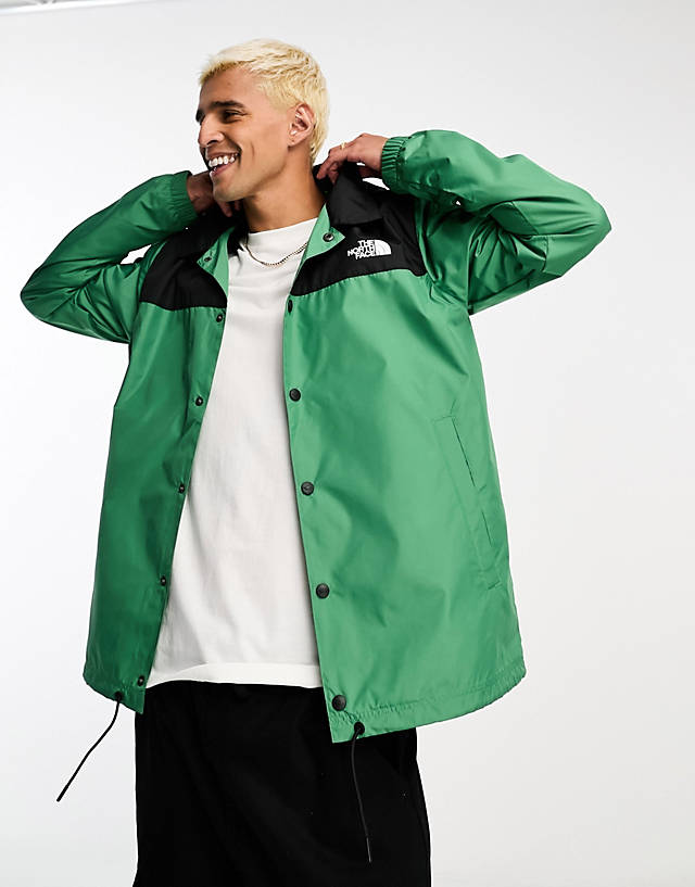 The North Face - coach jacket in green and black exclusive at asos