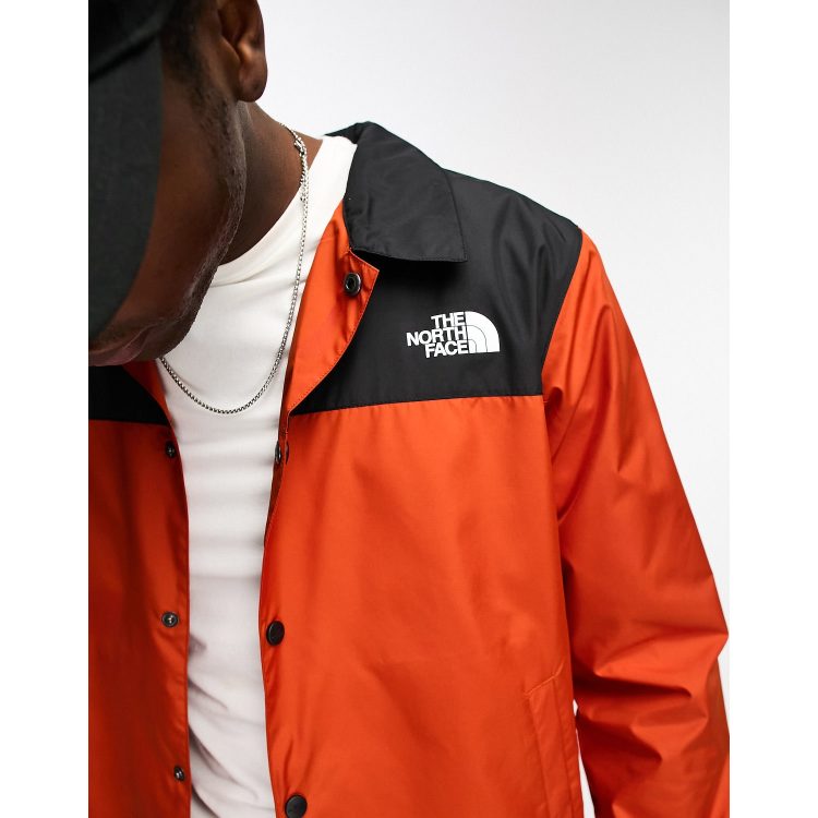 Orange and grey hot sale north face jacket