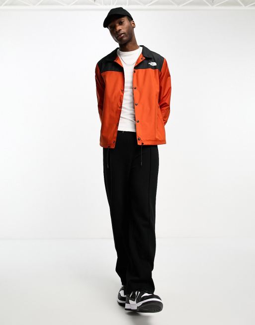 Orange and black on sale north face coat