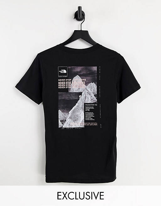 Tops The North Face Collage back print t-shirt in black Exclusive at  